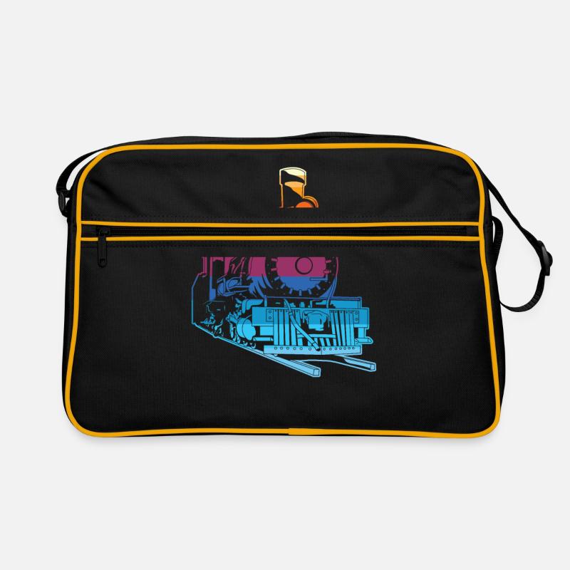Zug Züge Modeleisenbahn Eisenbahn Geschenk Retro Tasche