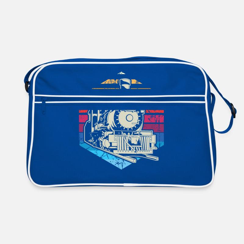 Train trains model railroad railway gift Retro Bag
