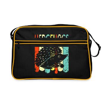hérisson - Sac Retro - noir/or - Devant
