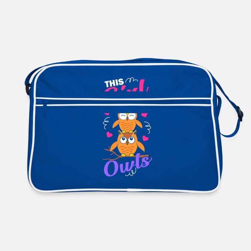 Eule Retro Tasche