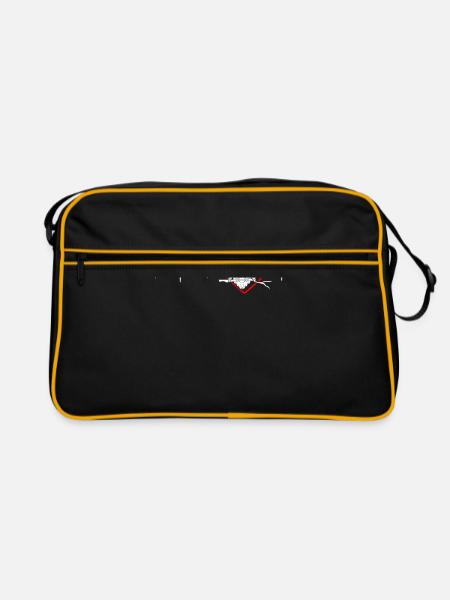 hibou - Sac Retro - noir/or