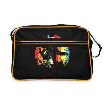 Arts martiaux de judo Arts martiaux - Sac Retro - noir/or - Devant