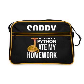 Snake - Retro Bag - black/gold - Front