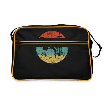 Drums - Retro Bag - black/gold - Front