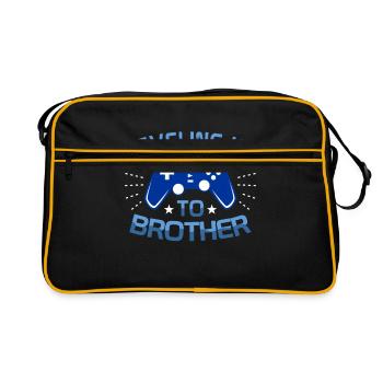 frère - Sac Retro - noir/or - Devant