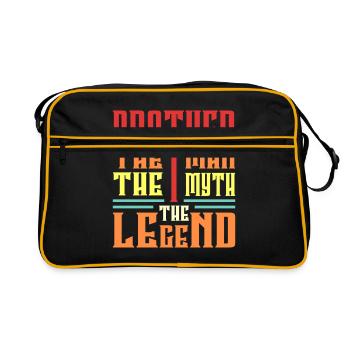 Brothers - Retro Bag - black/gold - Front