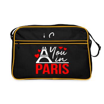 Paris - Sac Retro - noir/or - Devant