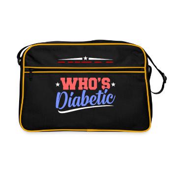 Diabetes Diabetes - Retro Bag - black/gold - Front