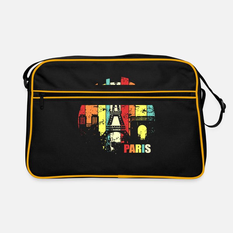 Paris - Sac Retro - noir/or