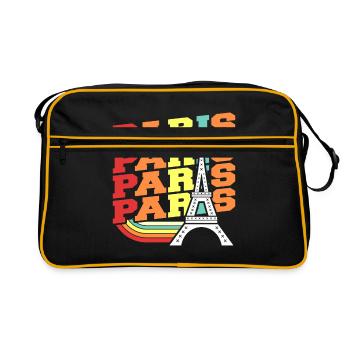 Paris - Retro Bag - black/gold - Front