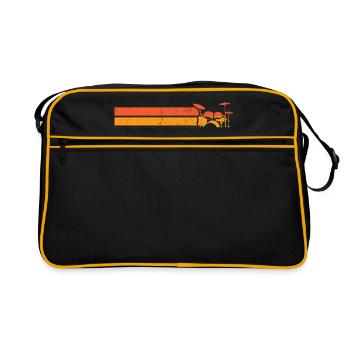 Drums - Retro Bag - black/gold - Front