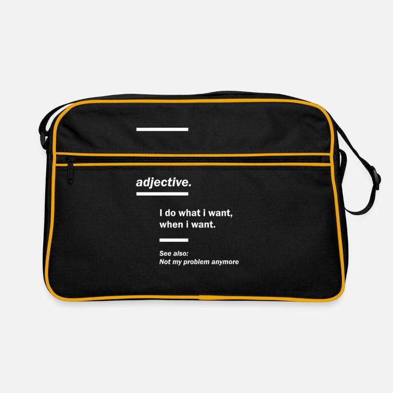 Retraité. définition-Drôle de cadeau de retraite Sac Retro