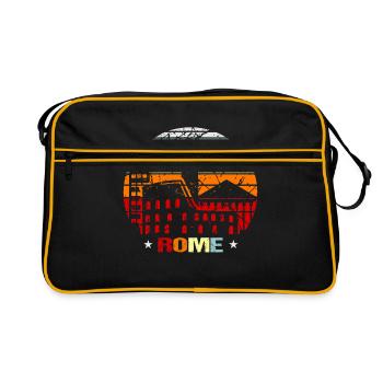 Rome - Retro Bag - black/gold - Front