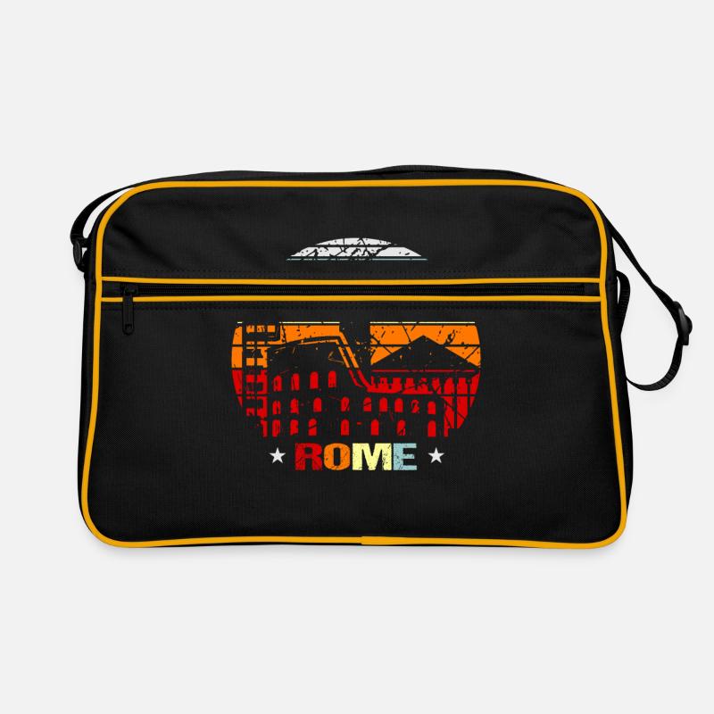 Rom - Retro Tasche - Schwarz/Gold