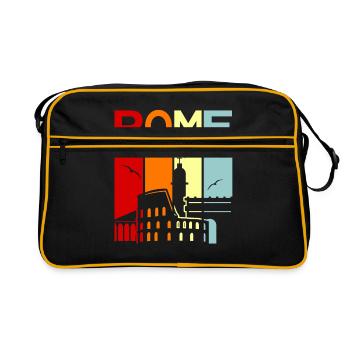 Rome - Retro Bag - black/gold - Front