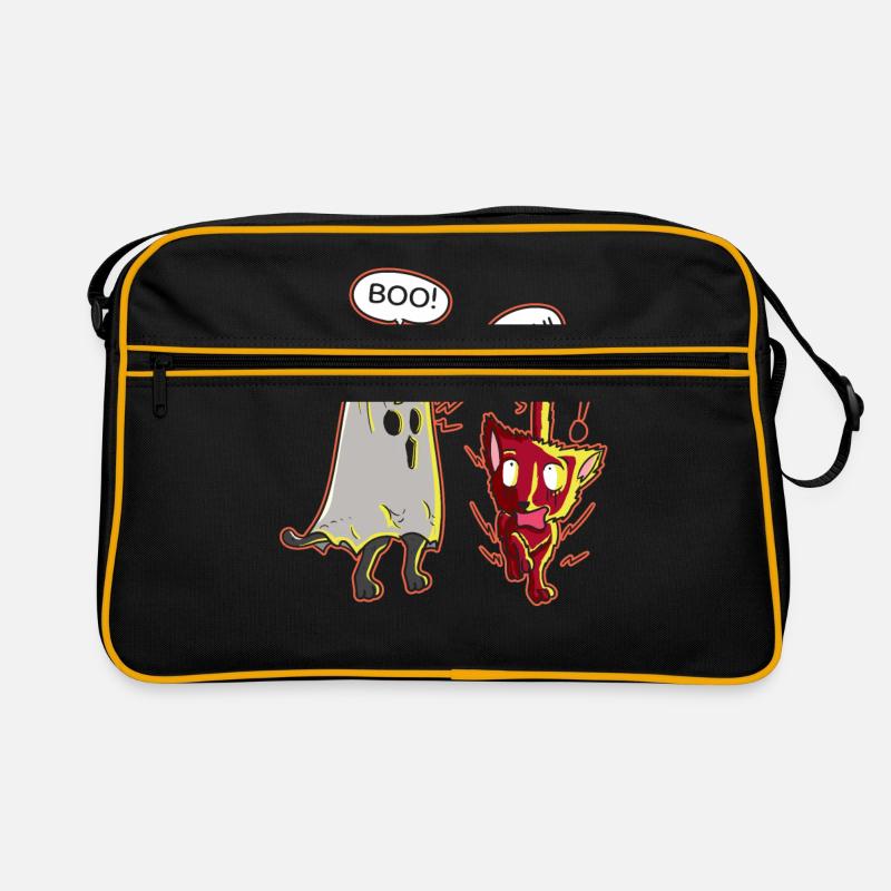 Cat Ghost Gift Halloween Carnival Ghost Retro Bag