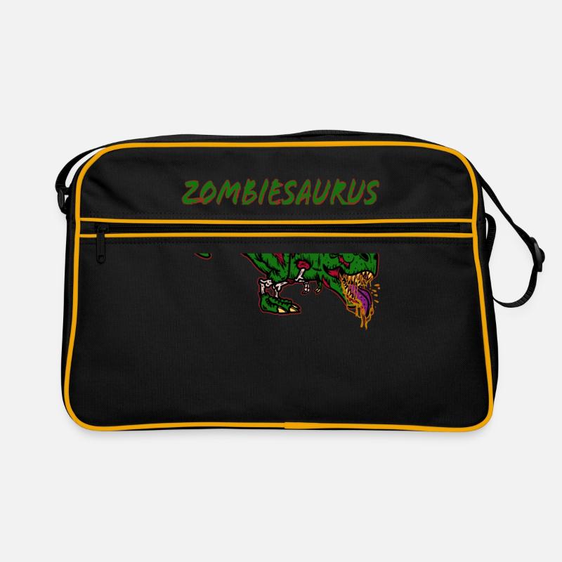 Zombiesaurus dinosaur T-Rex Dino Halloween Retro Bag