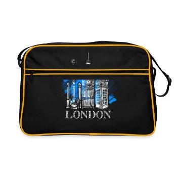 Londres - Sac Retro - noir/or - Devant