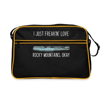 Montagnes rocheuses - Sac Retro - noir/or - Devant