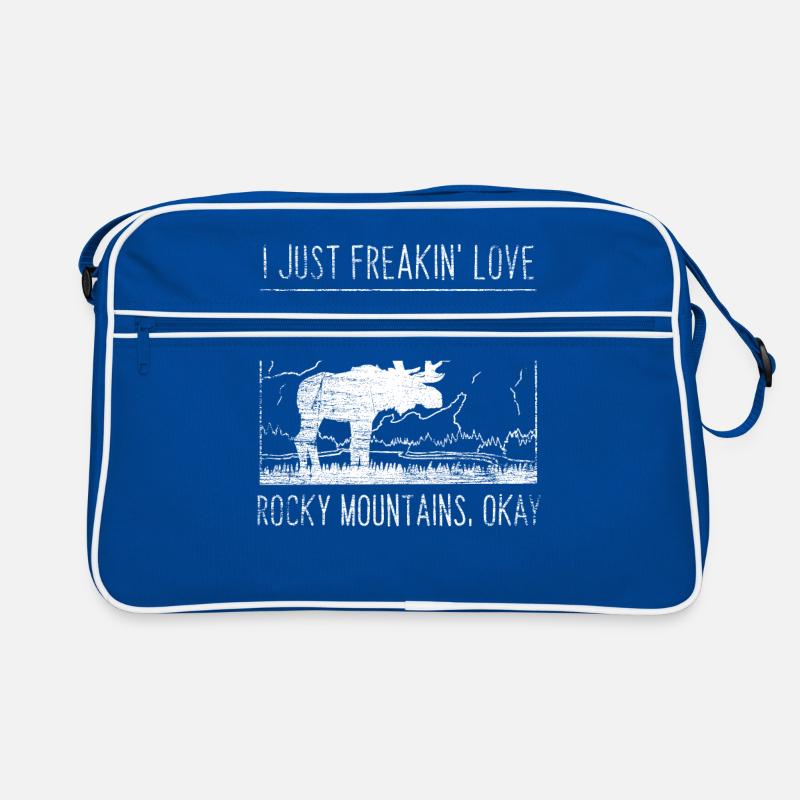Rocky Mountains gift Retro Bag