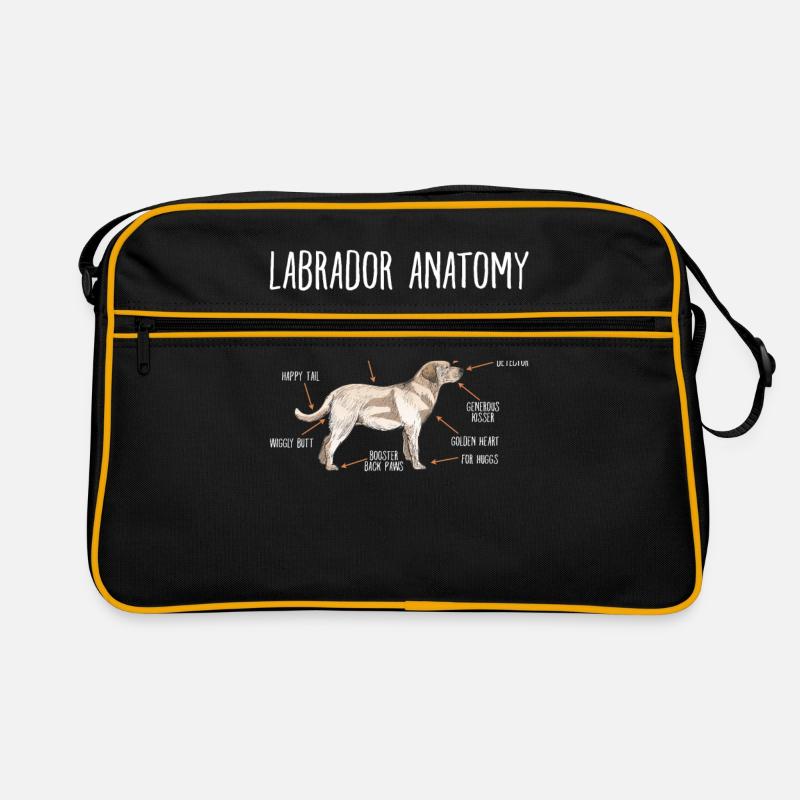 Labrador - Sac Retro - noir/or