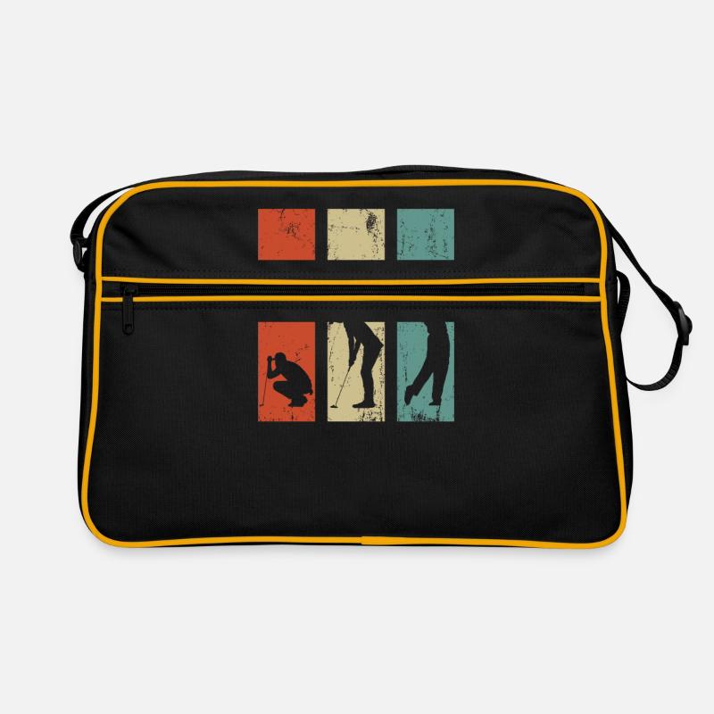 Golf Golfer Golfplatz Geschenk Golfschläger Lustig Retro Tasche
