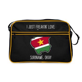 suriname - Sac Retro - noir/or - Devant