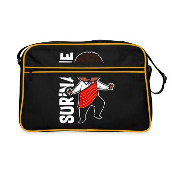 suriname - Sac Retro - noir/or - Devant