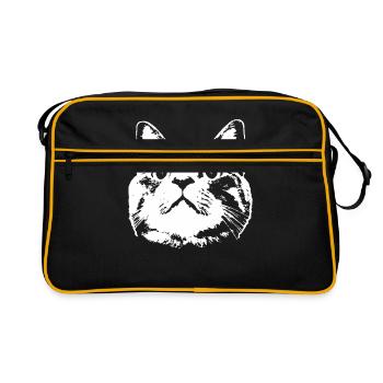 chat - Sac Retro - noir/or - Devant
