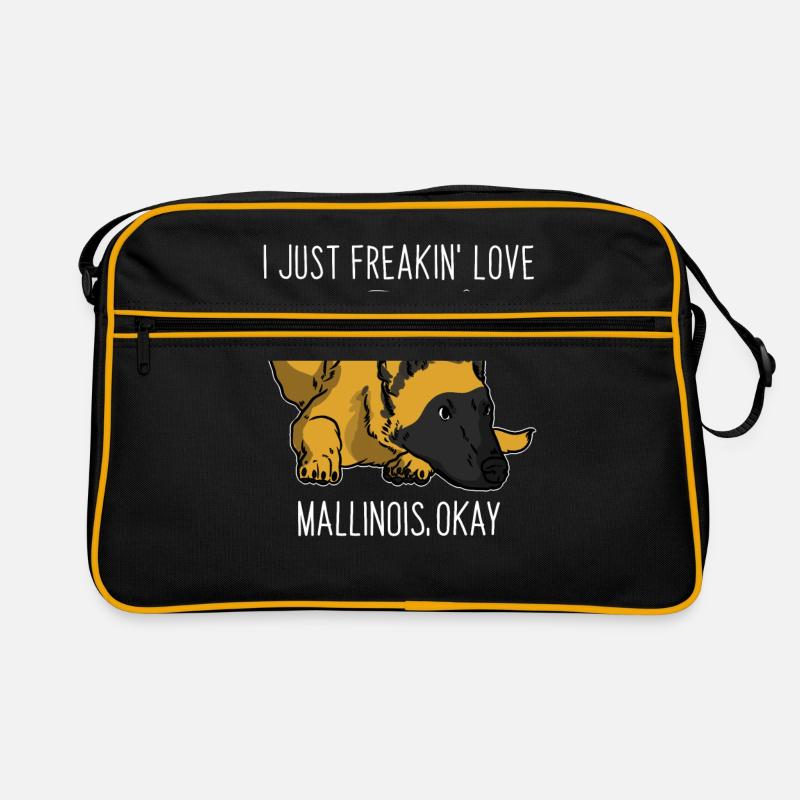 Malinois dog Retro Bag
