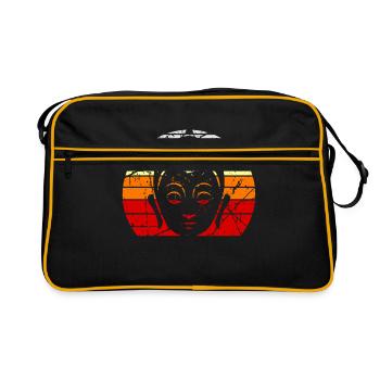 bouddhisme - Sac Retro - noir/or - Devant