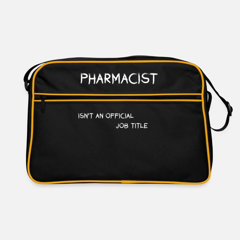 Pharmacy medicine pharmacist humor gift job Retro Bag