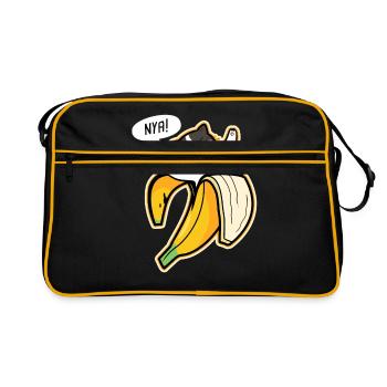 banane - Sac Retro - noir/or - Devant