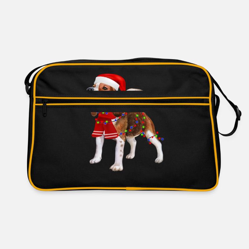 beagle - Sac Retro - noir/or