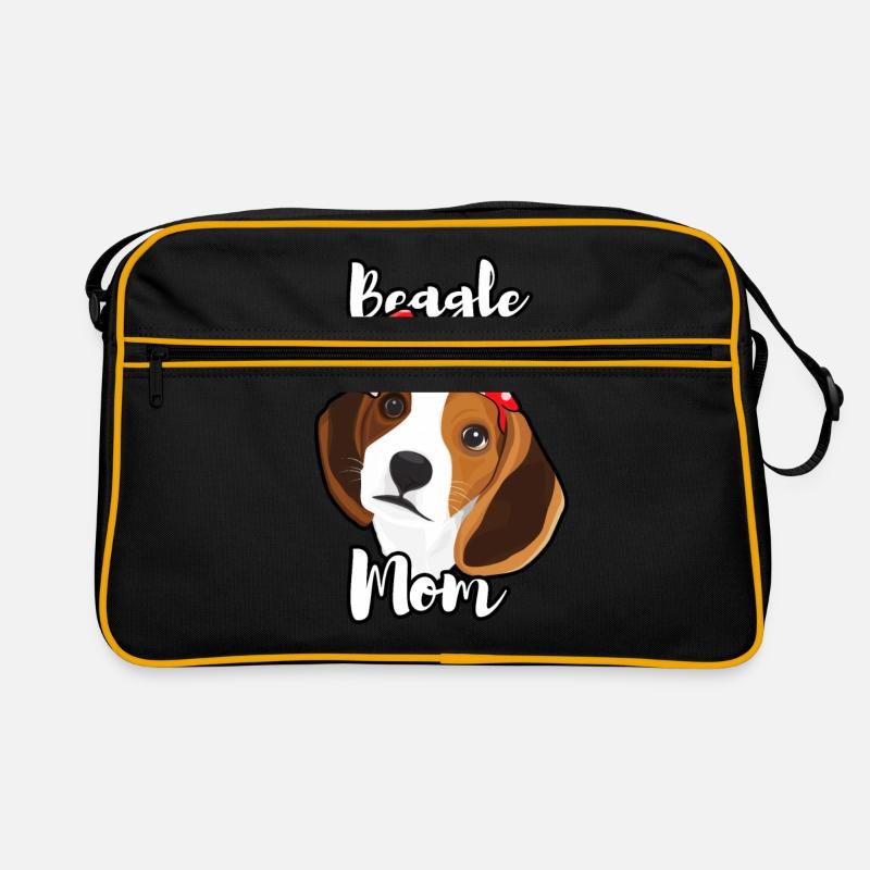 Beagle Hündchen Geschenkidee Retro Tasche