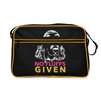 Cocker Spaniel - Retro Tasche - Schwarz/Gold - Vorne