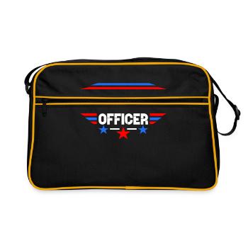 police - Sac Retro - noir/or - Devant