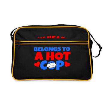 police - Sac Retro - noir/or - Devant