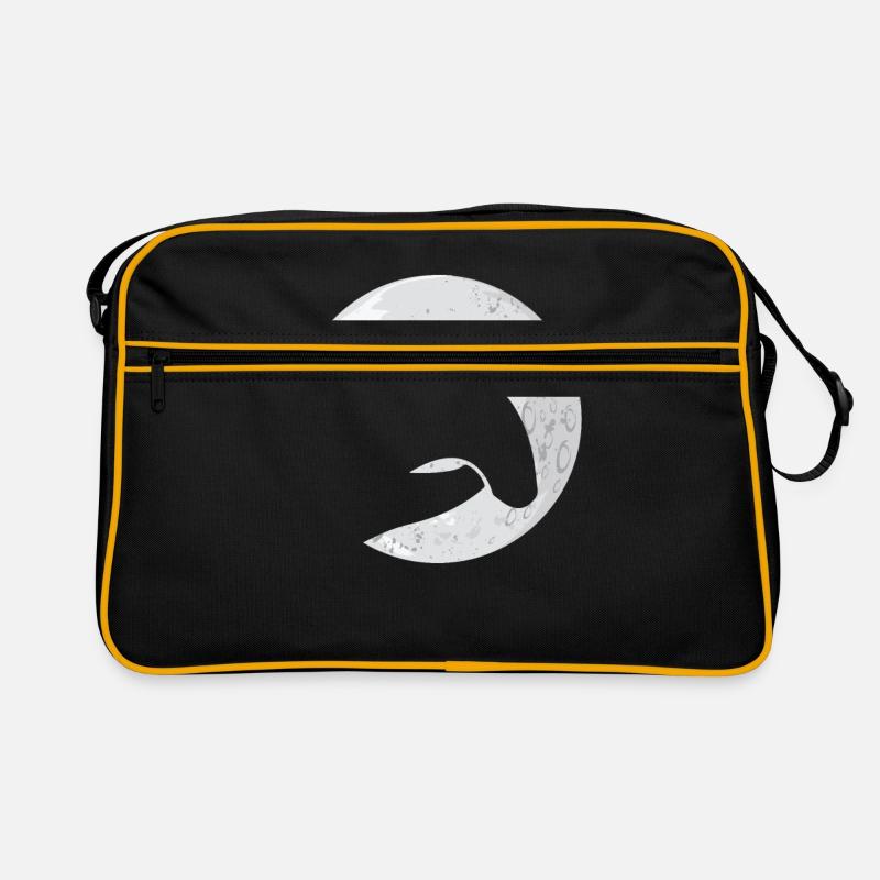 Tapir - Retro Tasche - Schwarz/Gold