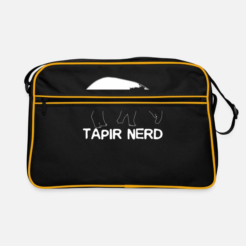 tapir - Sac Retro - noir/or