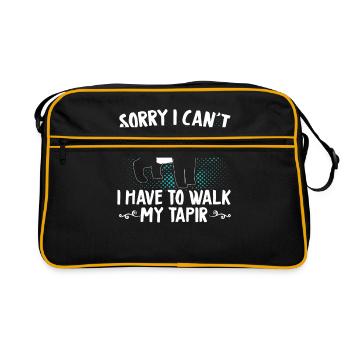 tapir - Sac Retro - noir/or - Devant