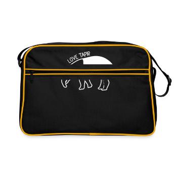 tapir - Sac Retro - noir/or - Devant