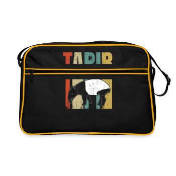 tapir - Sac Retro - noir/or - Devant