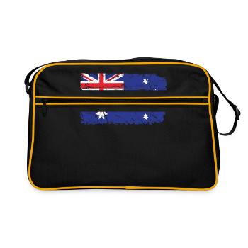 Australie - Sac Retro - noir/or - Devant
