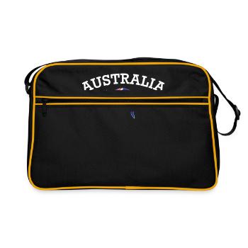 Australie - Sac Retro - noir/or - Devant