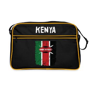 Kenya - Sac Retro - noir/or - Devant