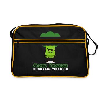 brocoli - Sac Retro - noir/or - Devant