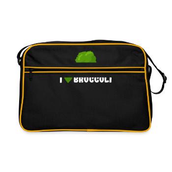 brocoli - Sac Retro - noir/or - Devant