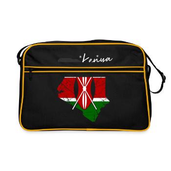 Kenya - Sac Retro - noir/or - Devant