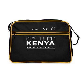 Kenya - Sac Retro - noir/or - Devant